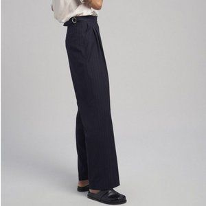 The Frankie Shop - Melora Suit Trousers - Navy Pinstripe